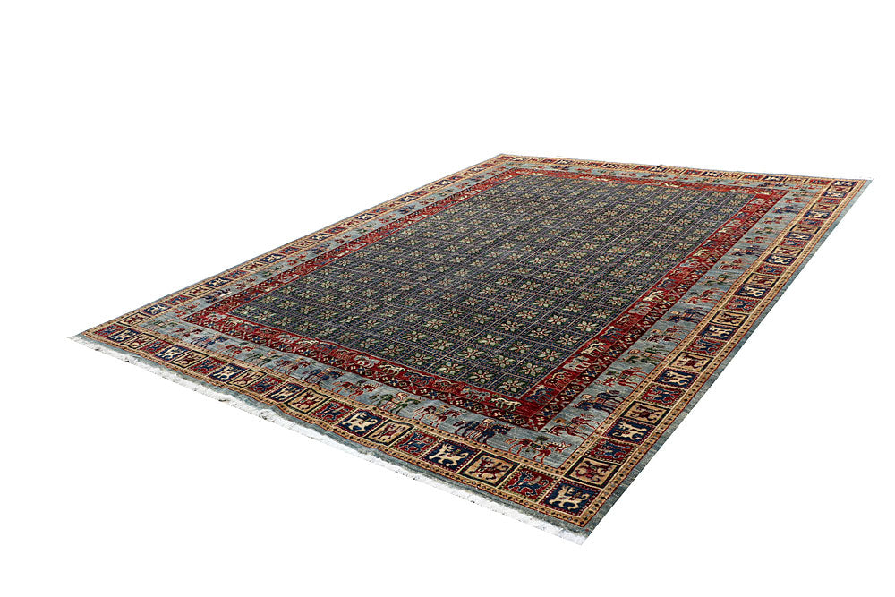 Multi Colored Ziegler 8' 10 x 11' 6 - No. 66219 - ALRUG Rug Store