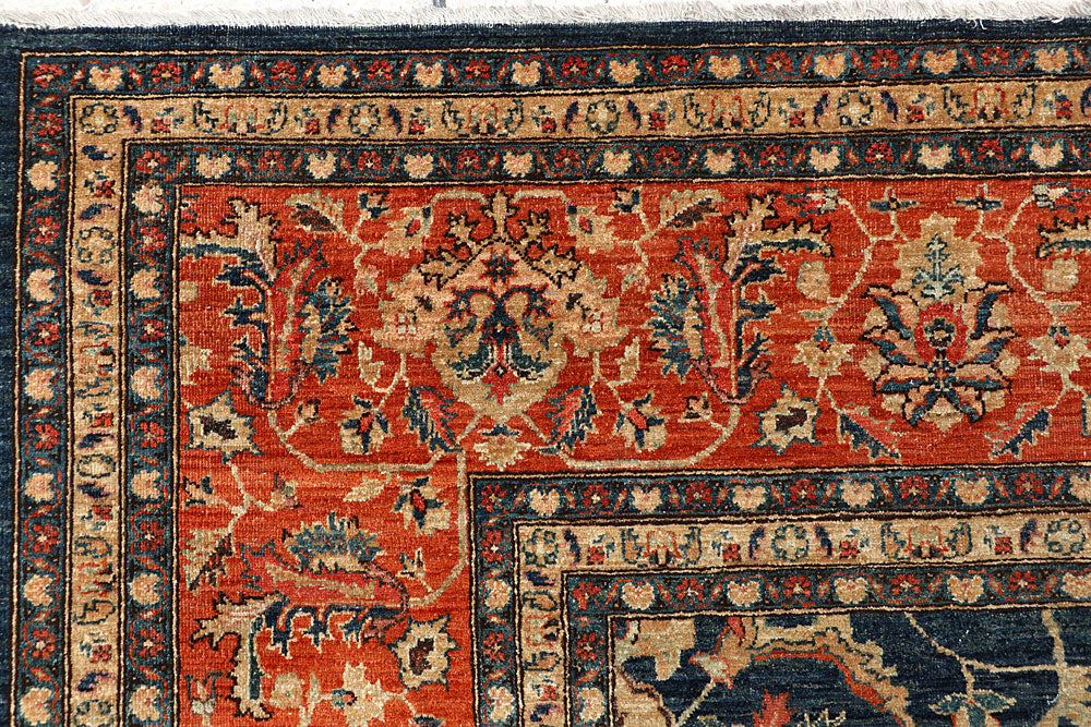 Dark Slate Grey Ziegler 9' 9 x 13' 6 - No. 66220 - ALRUG Rug Store