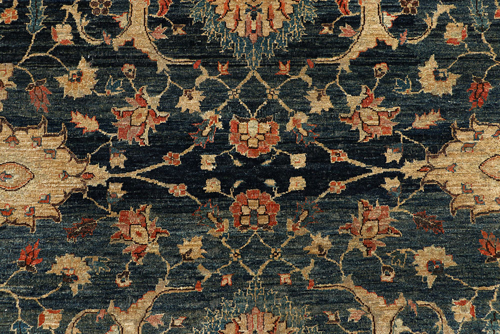 Dark Slate Grey Ziegler 9' 9 x 13' 6 - No. 66220 - ALRUG Rug Store