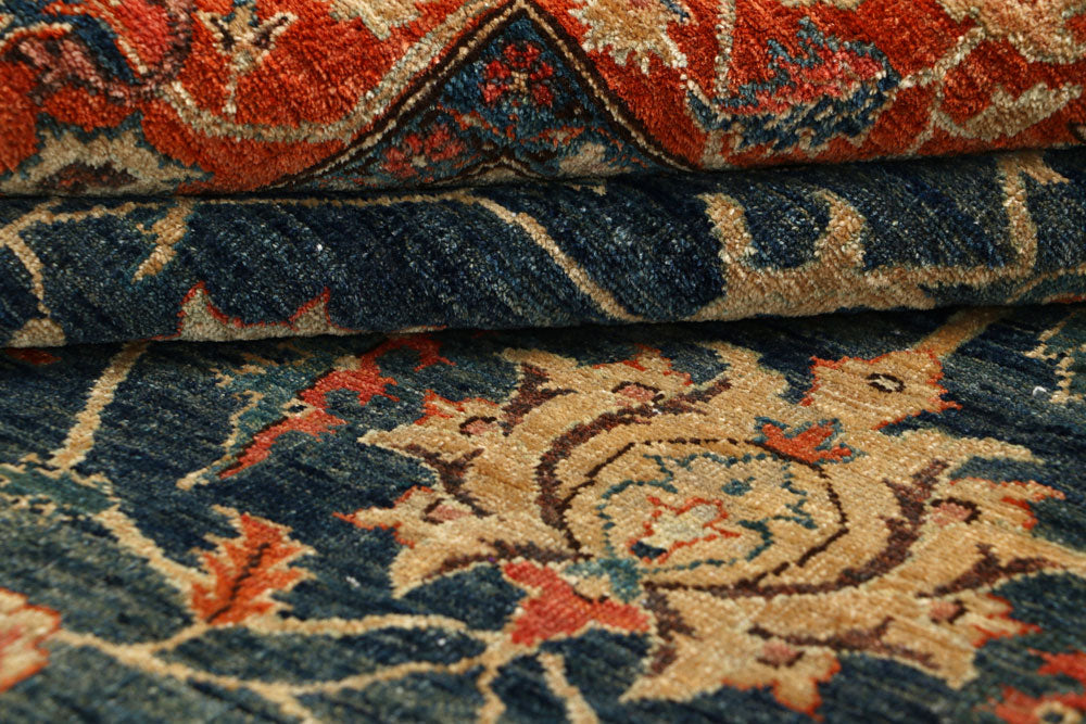 Dark Slate Grey Ziegler 9' 9 x 13' 6 - No. 66220 - ALRUG Rug Store