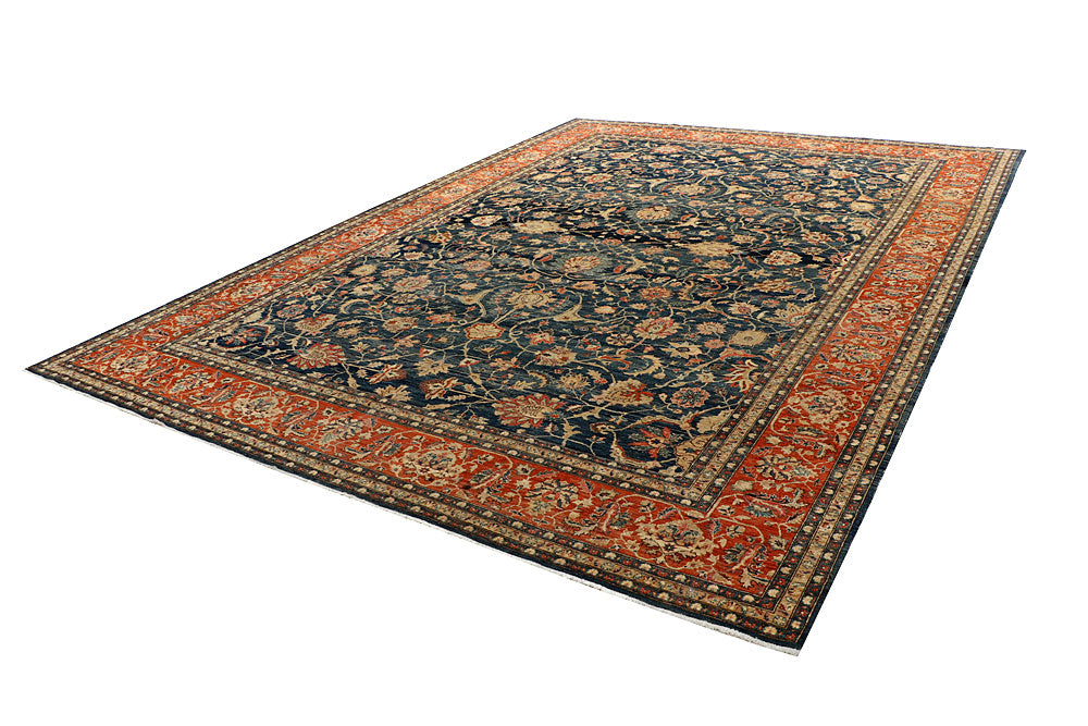 Dark Slate Grey Ziegler 9' 9 x 13' 6 - No. 66220 - ALRUG Rug Store