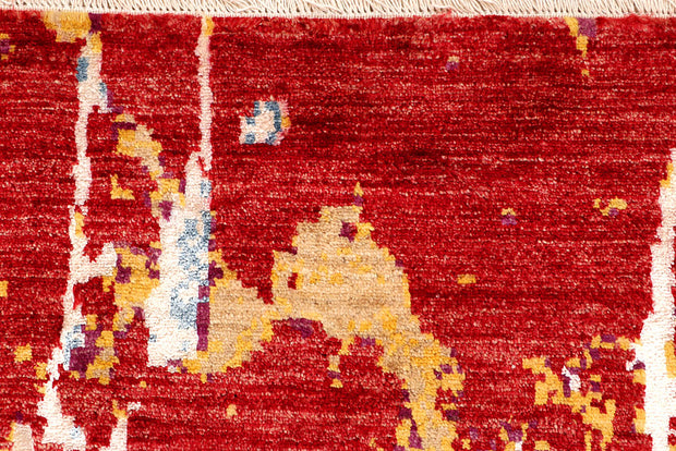Multi Colored Abstract 4' 1 x 6' 4 - No. 66223 - ALRUG Rug Store