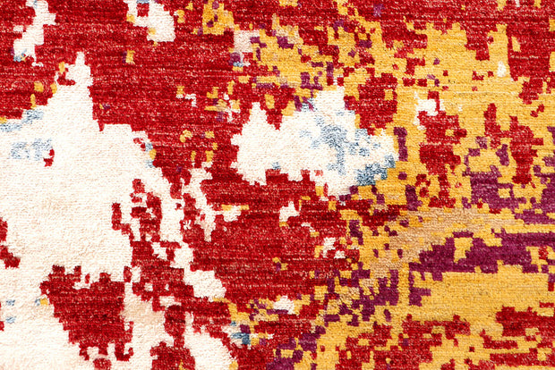 Multi Colored Abstract 4' 1 x 6' 4 - No. 66223 - ALRUG Rug Store