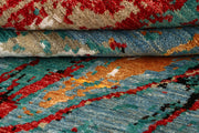Multi Colored Abstract 4' 1 x 6' 5 - No. 66232 - ALRUG Rug Store