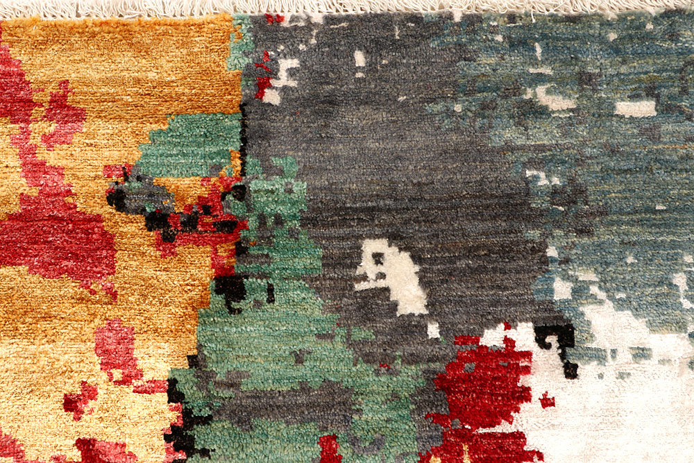 Multi Colored Abstract 5' 7 x 8' 1 - No. 66236 - ALRUG Rug Store