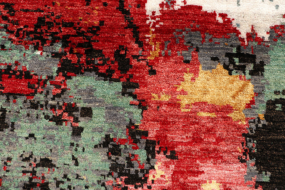 Multi Colored Abstract 5' 7 x 8' 1 - No. 66236 - ALRUG Rug Store