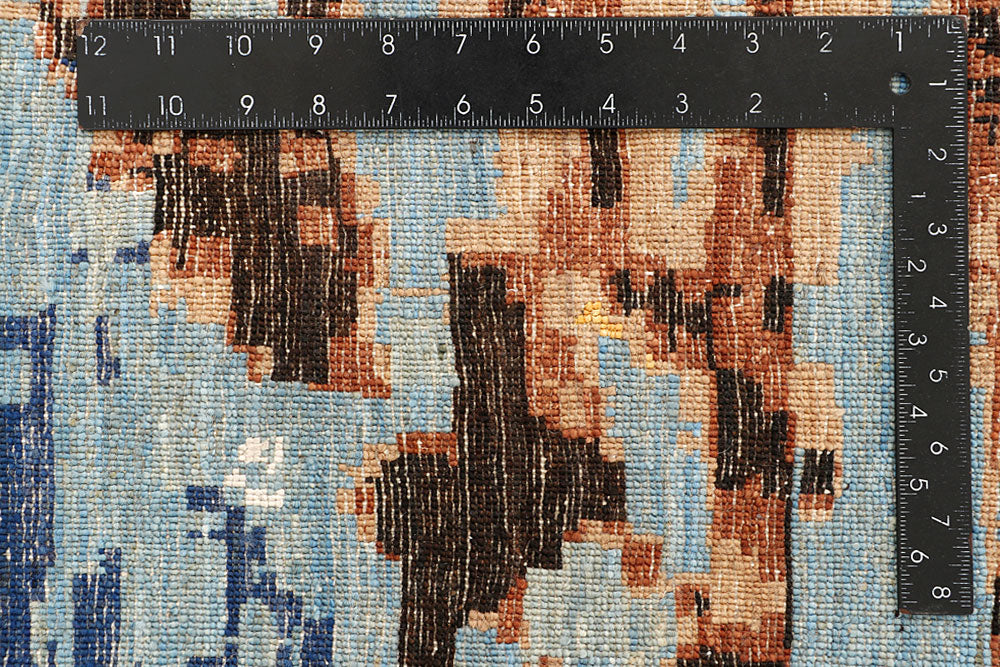 Multi Colored Abstract 6' 4 x 9' 9 - No. 66239 - ALRUG Rug Store