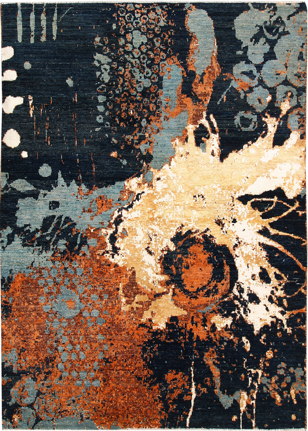 Multi Colored Abstract 5' 7 x 7' 9 - No. 66240 - ALRUG Rug Store