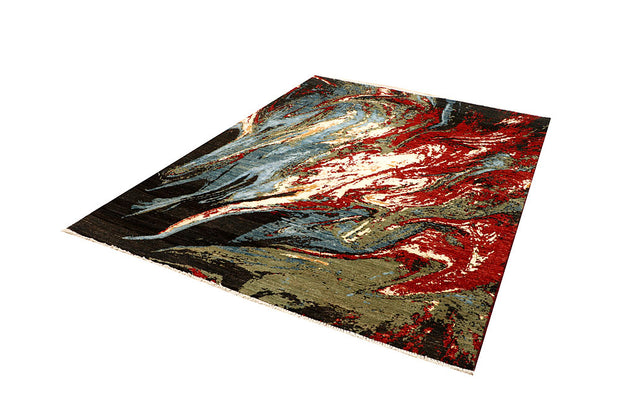 Multi Colored Abstract 5' 8 x 7' 10 - No. 66241 - ALRUG Rug Store