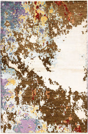 Multi Colored Abstract 4' 1 x 6' 3 - No. 66252 - ALRUG Rug Store