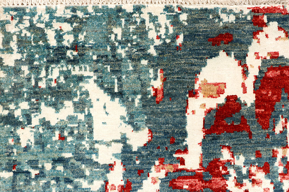 Multi Colored Abstract 6' 7 x 9' 9 - No. 66254 - ALRUG Rug Store