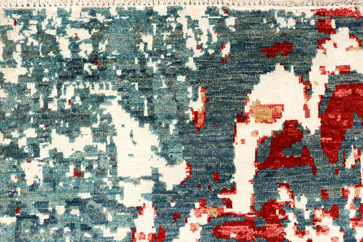 Multi Colored Abstract 6' 7 x 9' 9 - No. 66254 - ALRUG Rug Store