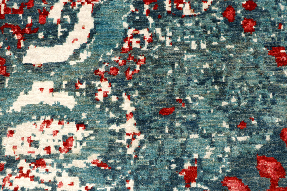 Multi Colored Abstract 6' 7 x 9' 9 - No. 66254 - ALRUG Rug Store