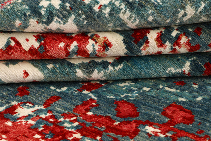 Multi Colored Abstract 6' 7 x 9' 9 - No. 66254 - ALRUG Rug Store