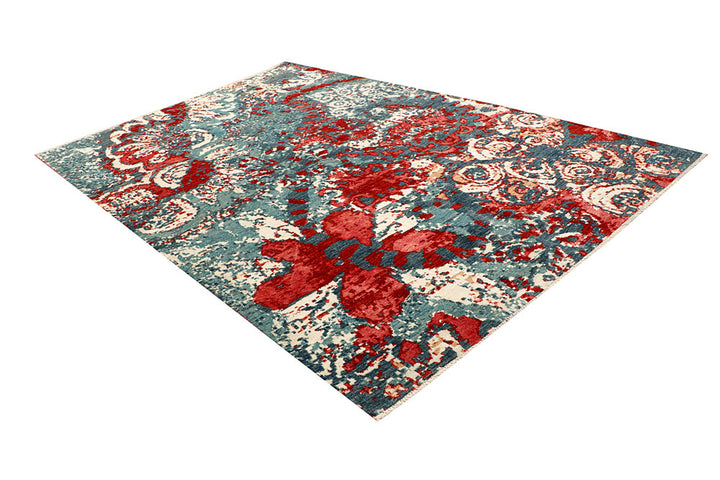 Multi Colored Abstract 6' 7 x 9' 9 - No. 66254 - ALRUG Rug Store