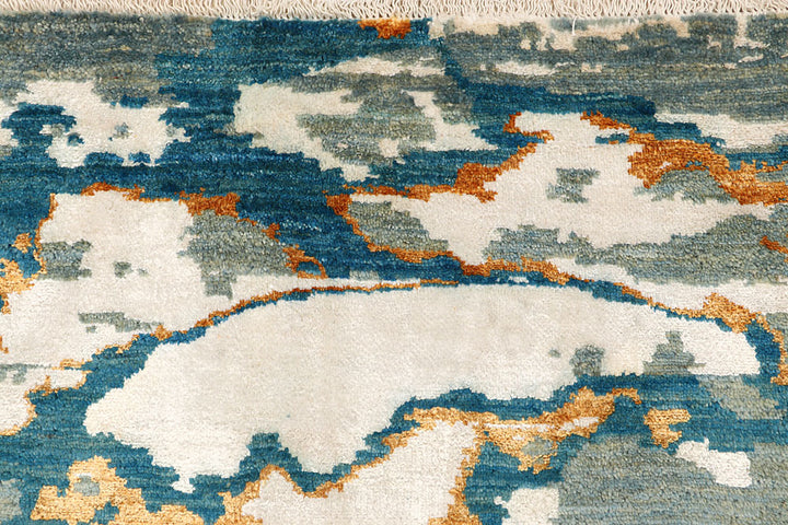 Multi Colored Abstract 6' 2 x 9' 3 - No. 66255 - ALRUG Rug Store