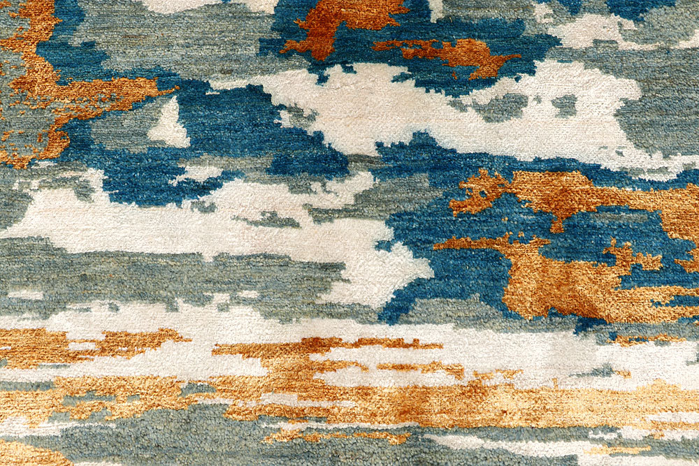 Multi Colored Abstract 6' 2 x 9' 3 - No. 66255 - ALRUG Rug Store