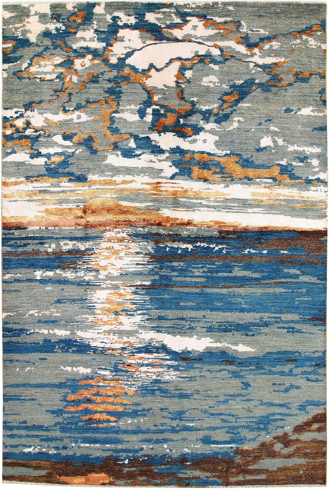 Multi Colored Abstract 6' 2 x 9' 3 - No. 66255 - ALRUG Rug Store