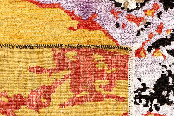 Multi Colored Abstract 5'  2" x 8'  3" - No. QA52952