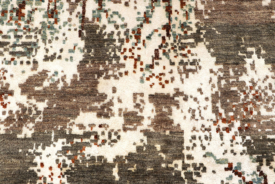 Multi Colored Abstract 8'  x" 10'  4" - No. QA90961