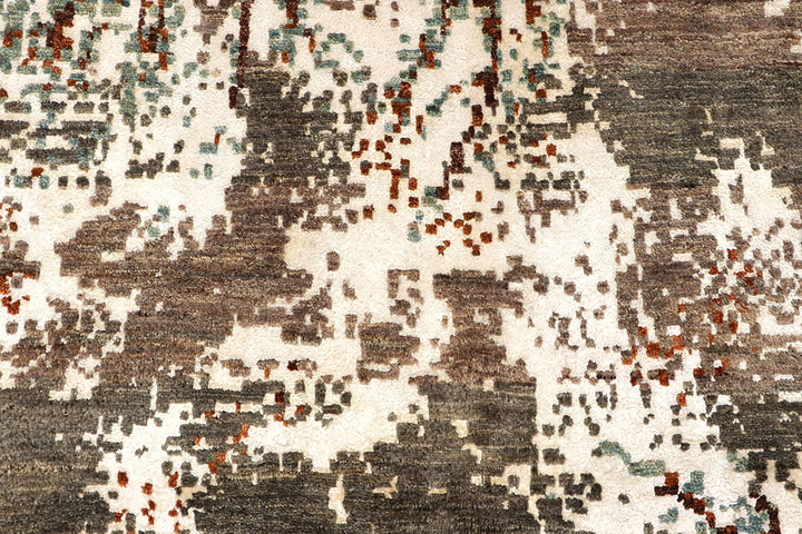 Multi Colored Abstract 8'  x" 10'  4" - No. QA90961