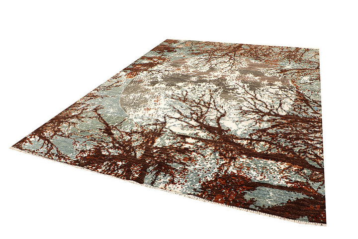 Multi Colored Abstract 8' x 10' 4 - No. 66258 - ALRUG Rug Store