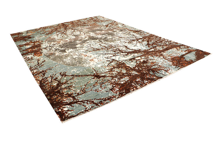 Multi Colored Abstract 8' x 10' 4 - No. 66258 - ALRUG Rug Store