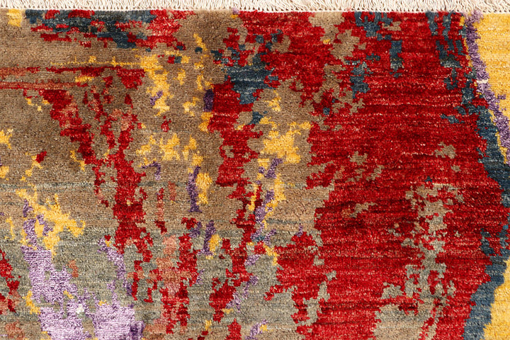 Multi Colored Abstract 6' 1 x 9' 1 - No. 66259 - ALRUG Rug Store