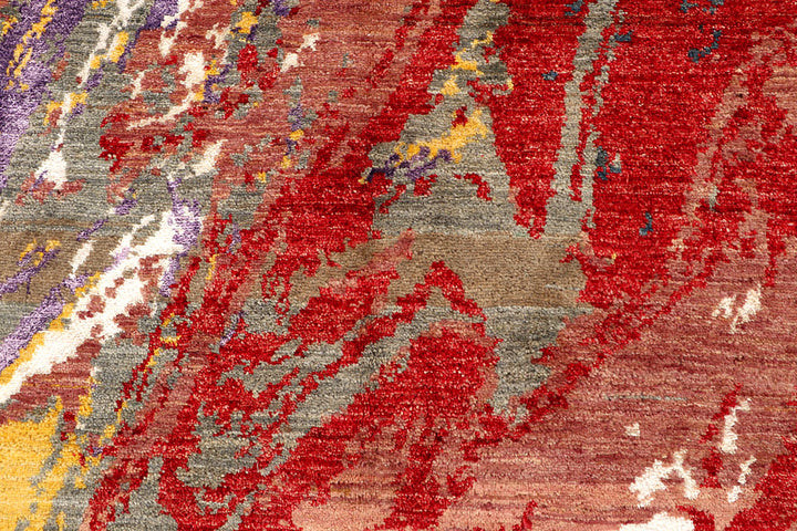 Multi Colored Abstract 6' 1 x 9' 1 - No. 66259 - ALRUG Rug Store