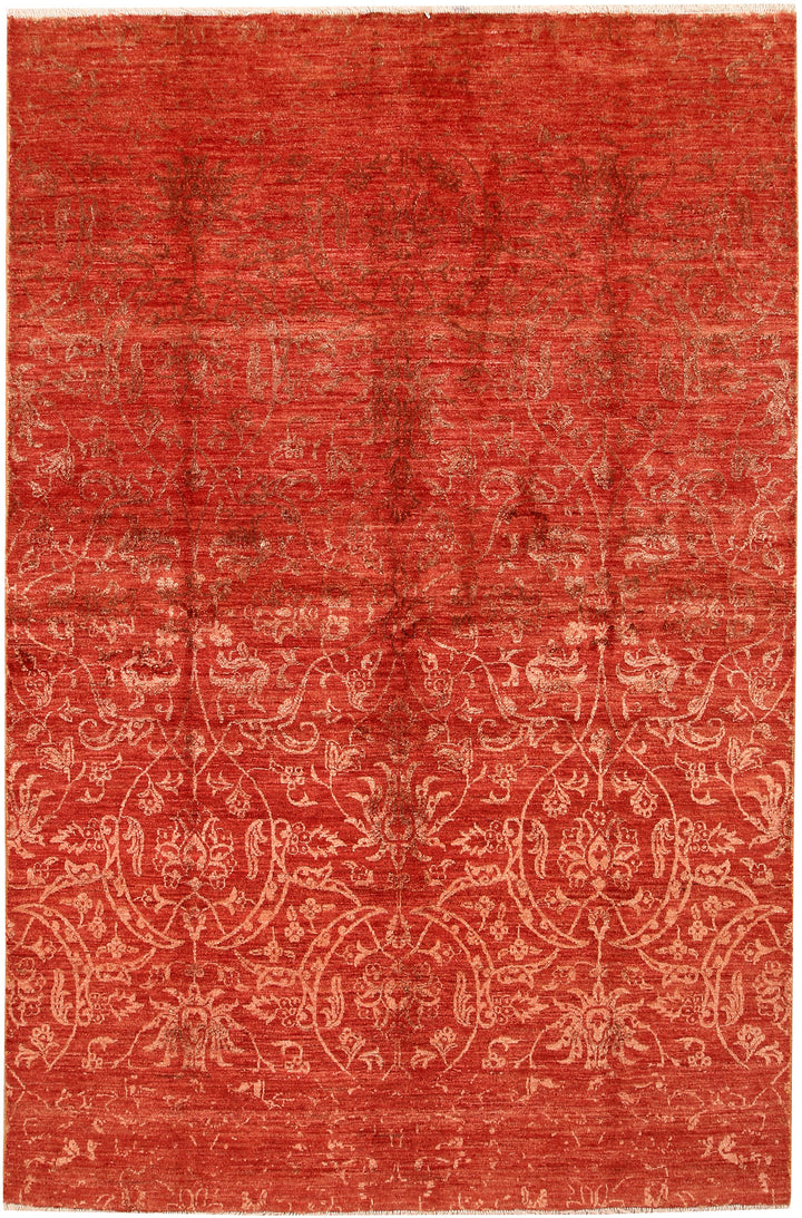 Multi Colored Abstract 6' 1 x 9' 2 - No. 66260 - ALRUG Rug Store