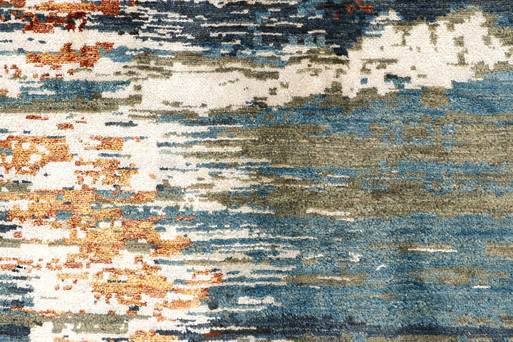 Multi Colored Abstract 6' 3 x 9' 3 - No. 66261 - ALRUG Rug Store