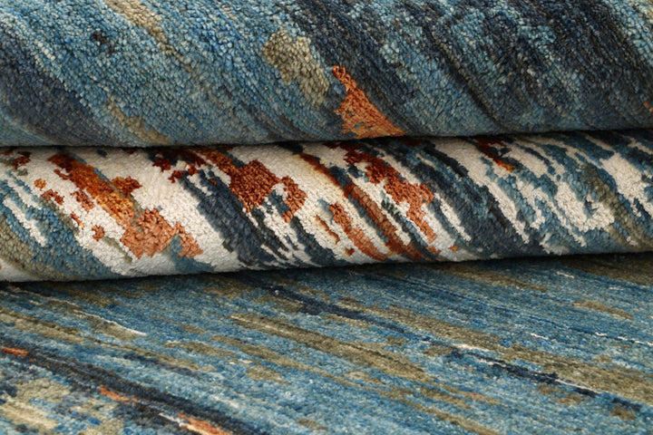 Multi Colored Abstract 6' 3 x 9' 3 - No. 66261 - ALRUG Rug Store