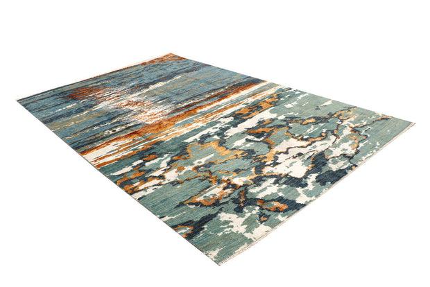 Multi Colored Abstract 6' 3 x 9' 3 - No. 66261 - ALRUG Rug Store