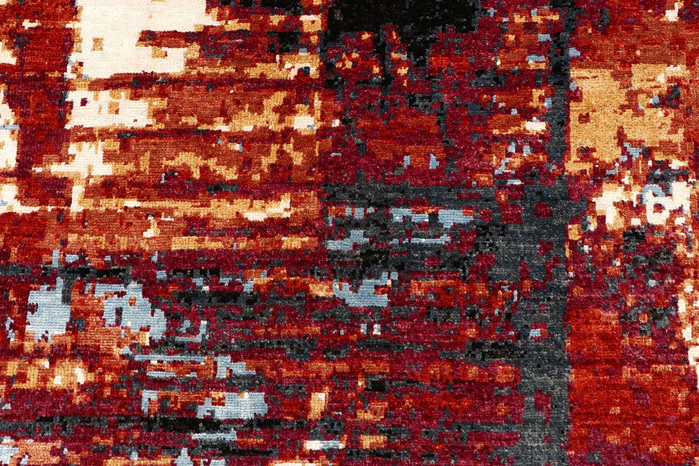 Multi Colored Abstract 7' 11 x 9' 7 - No. 66262 - ALRUG Rug Store