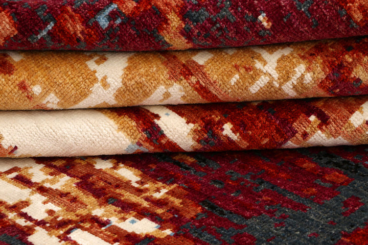 Multi Colored Abstract 7' 11 x 9' 7 - No. 66262 - ALRUG Rug Store