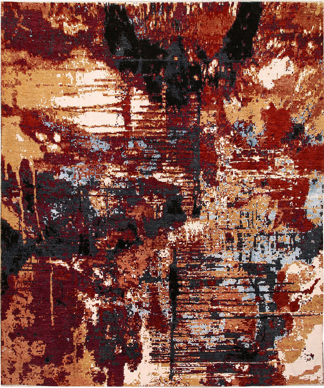 Multi Colored Abstract 7' 11 x 9' 7 - No. 66262 - ALRUG Rug Store