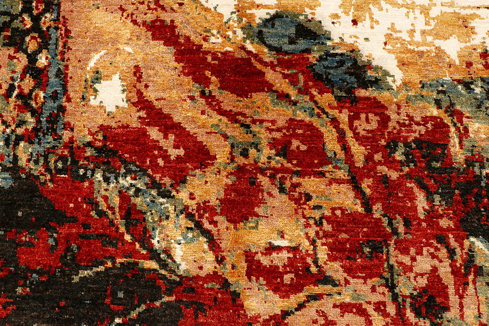 Multi Colored Abstract 6' 7 x 9' 8 - No. 66264 - ALRUG Rug Store