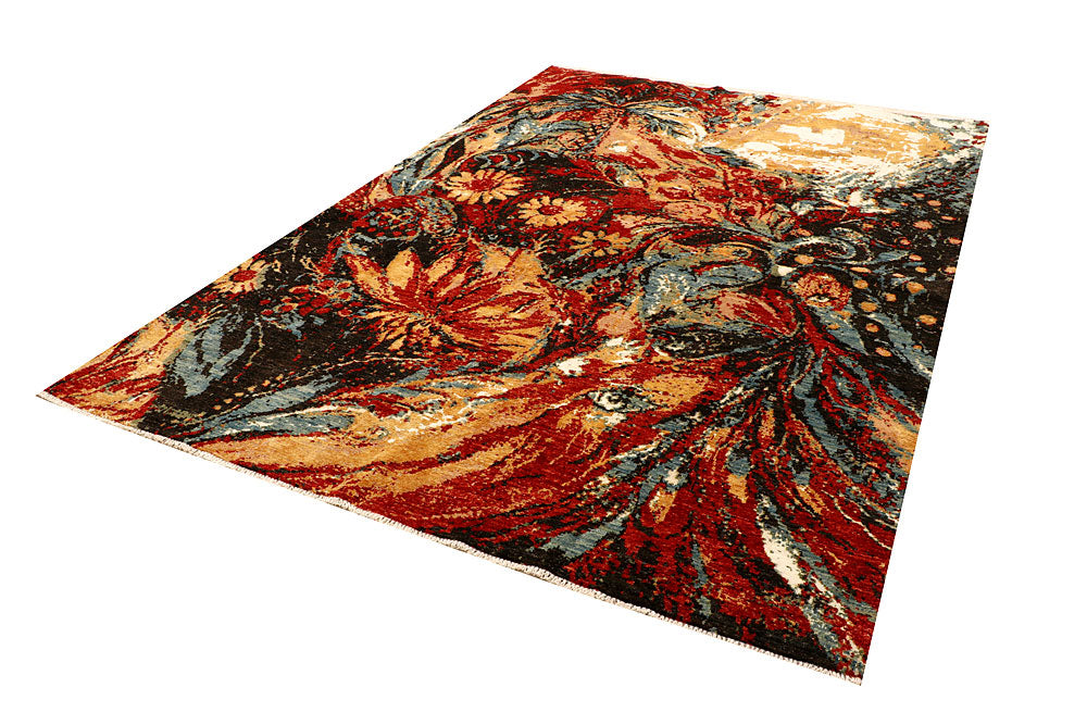 Multi Colored Abstract 6' 7 x 9' 8 - No. 66264 - ALRUG Rug Store