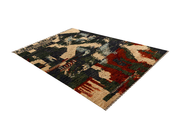 Multi Colored Abstract 5' 6 x 7' 10 - No. 66265 - ALRUG Rug Store