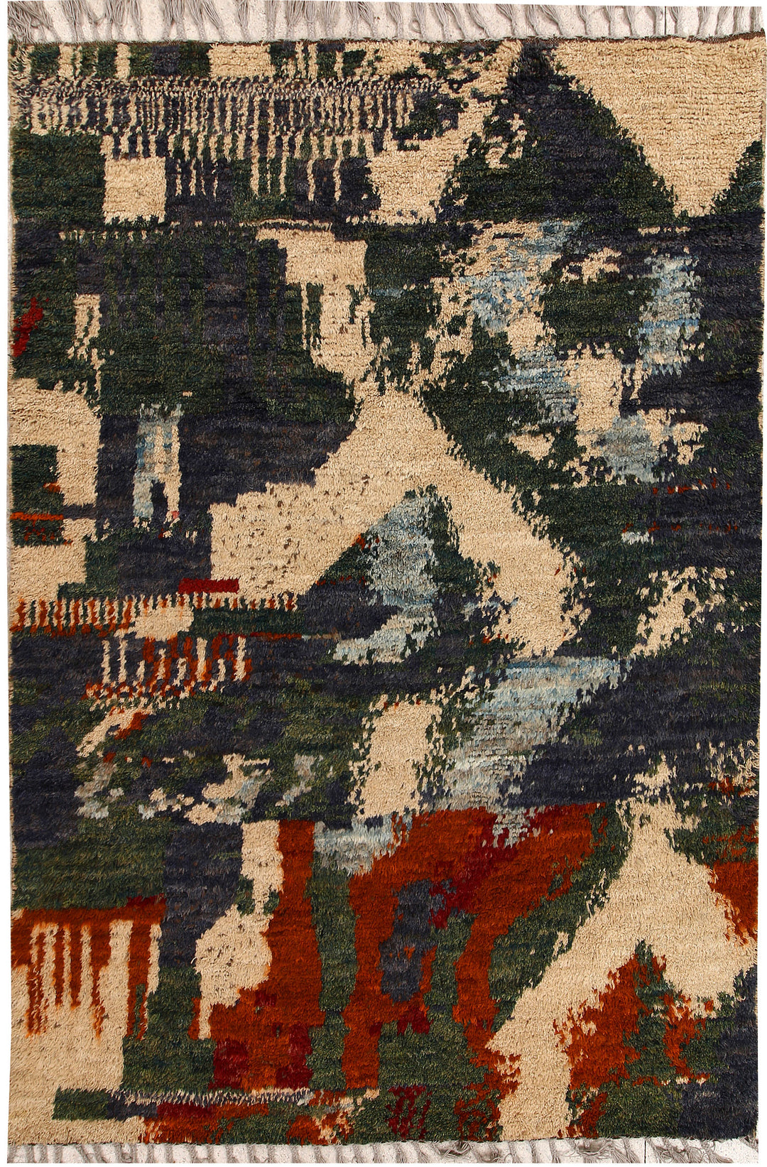 Multi Colored Abstract 5' 6 x 7' 10 - No. 66265 - ALRUG Rug Store