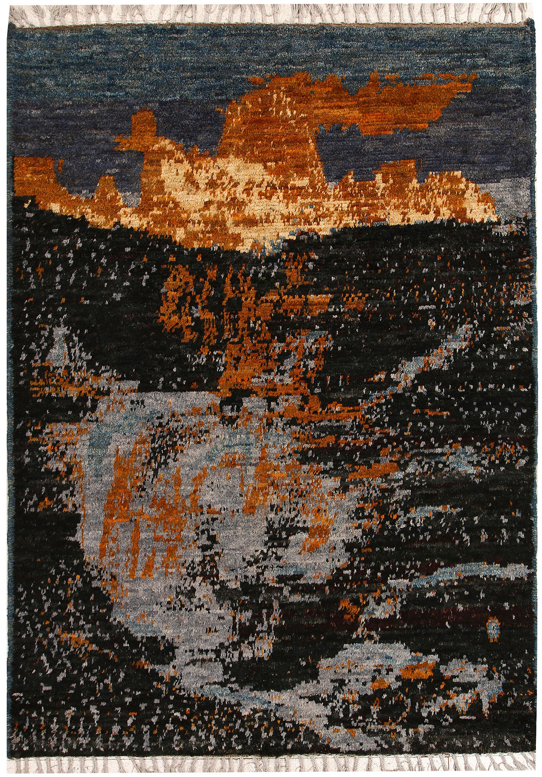 Multi Colored Abstract 5' 8 x 7' 9 - No. 66266 - ALRUG Rug Store