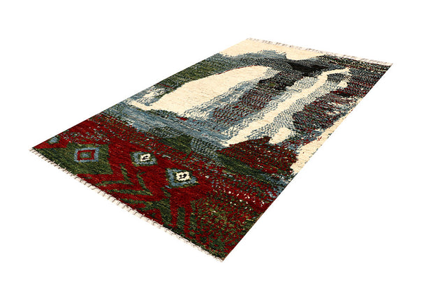 Multi Colored Abstract 5' 3 x 8' 3 - No. 66273 - ALRUG Rug Store