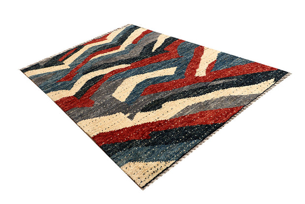 Multi Colored Abstract 5' 10 x 8' 2 - No. 66276 - ALRUG Rug Store