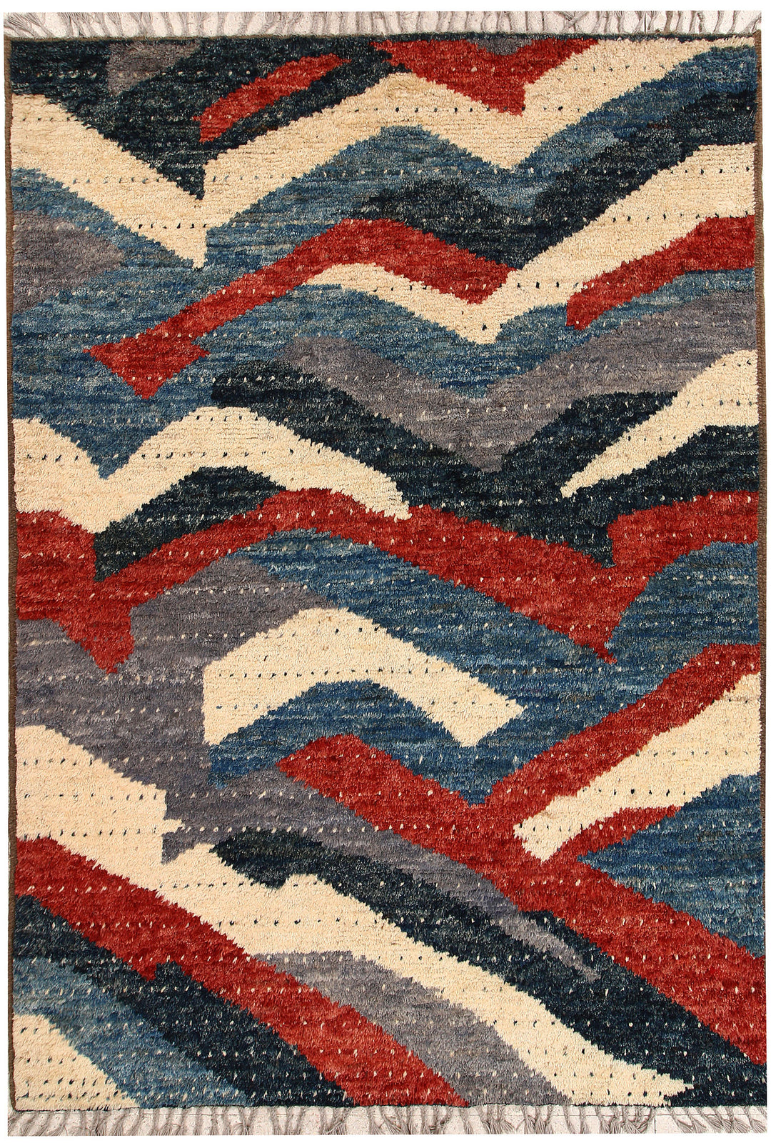 Multi Colored Abstract 5' 10 x 8' 2 - No. 66276 - ALRUG Rug Store