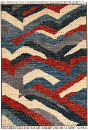 Multi Colored Abstract 5' 10 x 8' 2 - No. 66276 - ALRUG Rug Store