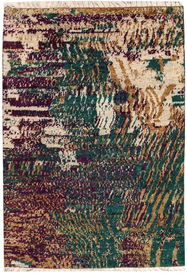 Multi Colored Abstract 5' 4 x 7' 9 - No. 66279 - ALRUG Rug Store