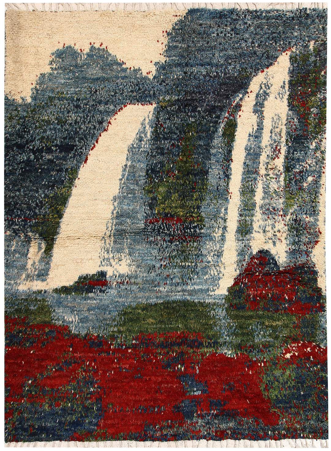 Multi Colored Abstract 5' 6 x 7' 6 - No. 66290 - ALRUG Rug Store