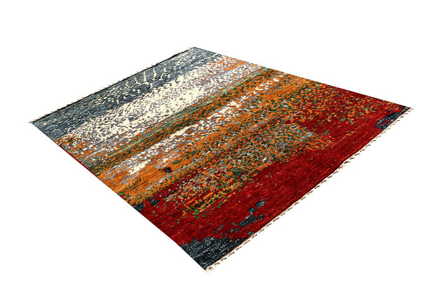 Multi Colored Abstract 4' 11 x 6' 4 - No. 66291 - ALRUG Rug Store