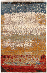 Multi Colored Abstract 4' 8 x 6' 8 - No. 66295 - ALRUG Rug Store