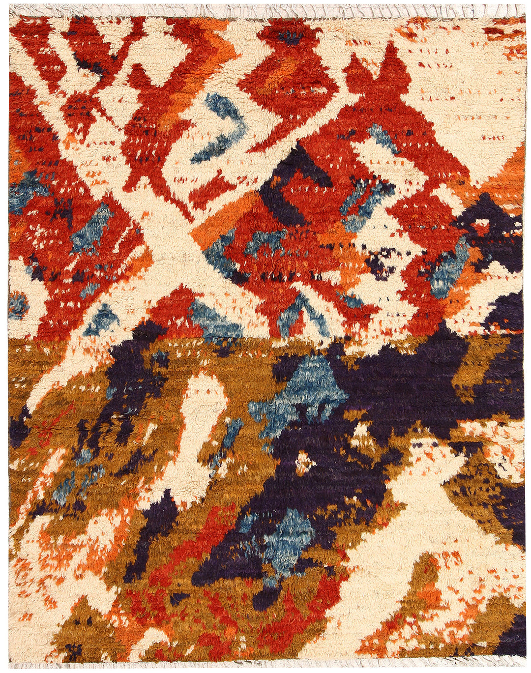 Multi Colored Abstract 5' 4 x 6' 7 - No. 66299 - ALRUG Rug Store